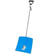 Superio Kids Snow Shovel for Driveway, Plastic Heavy Duty Shovel for Snow Removal with D Grip Woo...