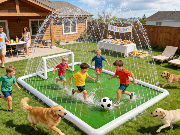 Soccer Splash Pad