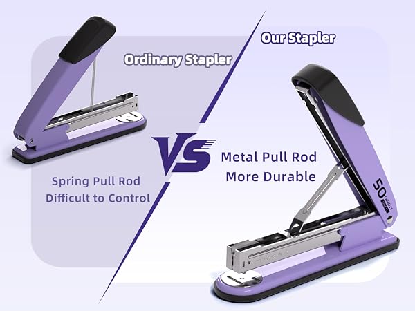 Compared with traditional staplers, the metal rods are more durable