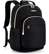 LIGHT FLIGHT Travel Laptop Backpack for Women, 15.6 Inch Anti Theft Laptop Backpack with USB Char...