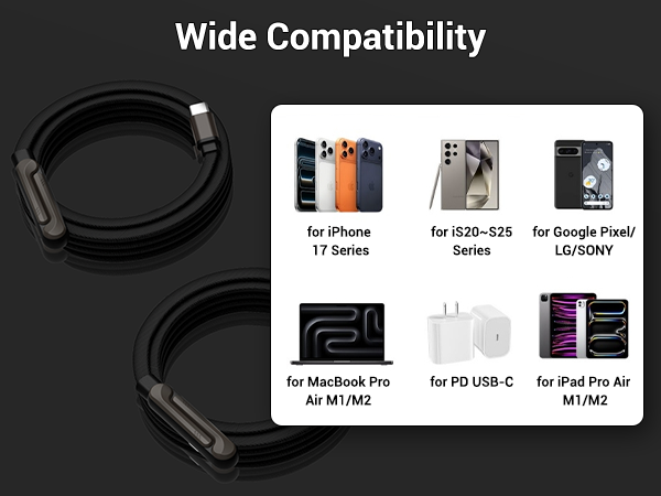 Invisible Holder Charger Cable