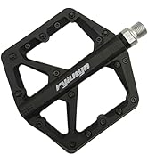 RYANGO Bike Pedals, Mountain Bike Pedals Non-Slip MTB Pedals, Lightweight Bicycle Pedals 9/16”, N...