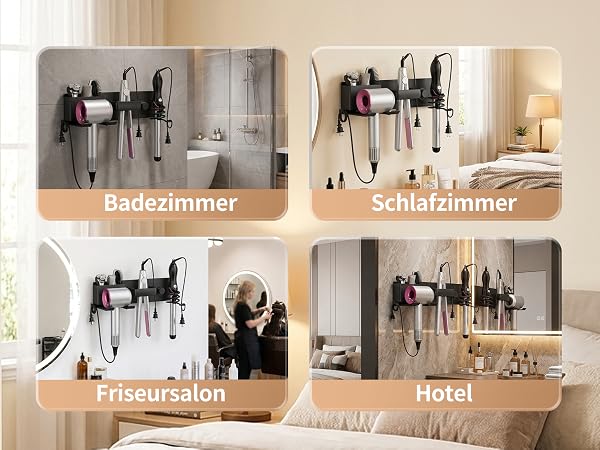 Hair Dryer Holder Wall Mounted