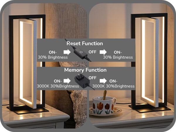 Reset Function LED Table Lamp