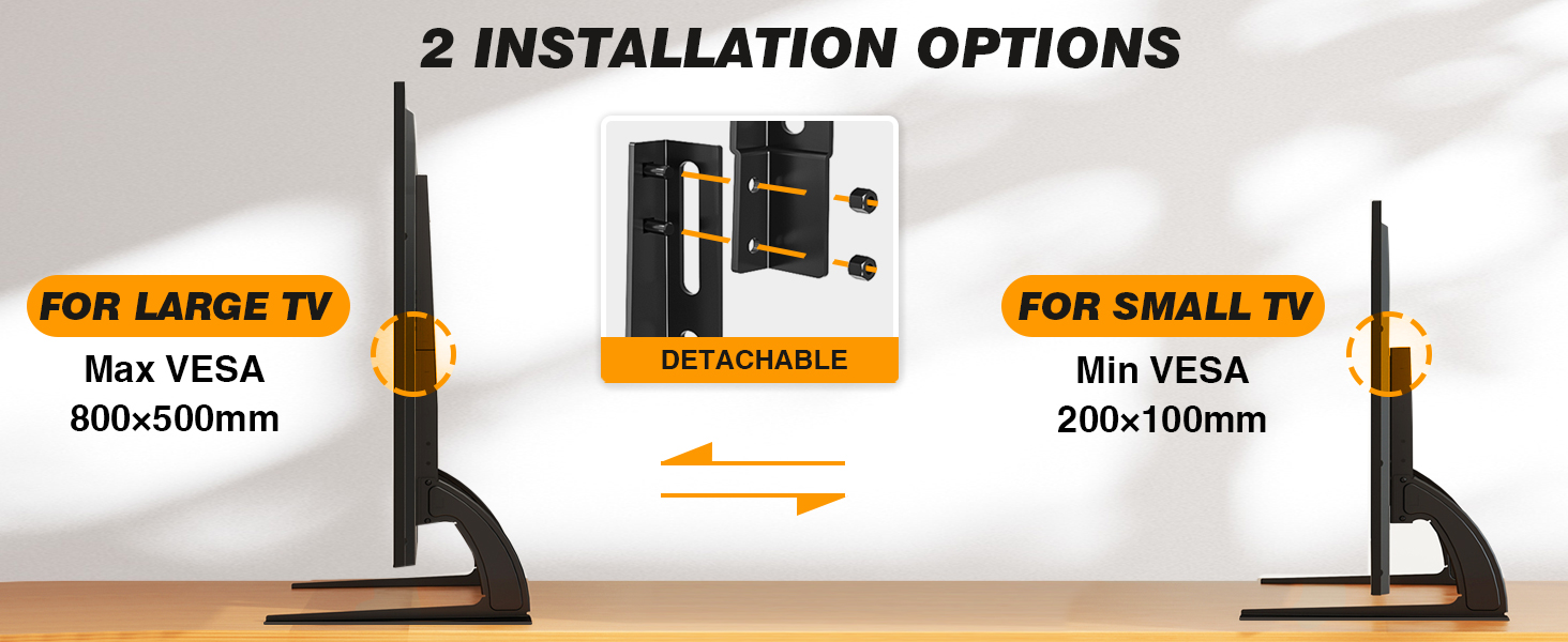 tv mount stand tv stand with mount universal tv legs tabletop tv stand tv replacement stand