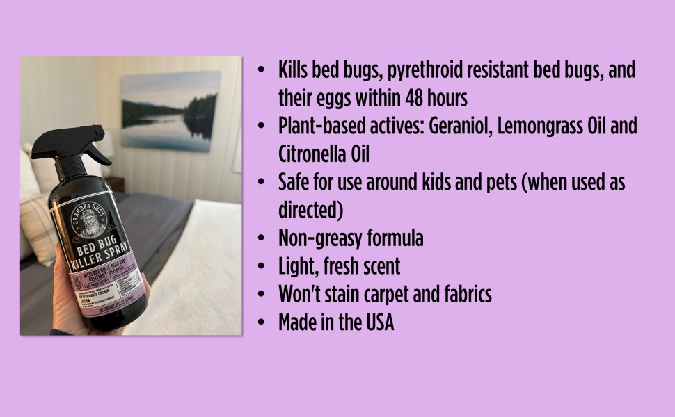 Grandpa Gus Natural Bed Bug Killer Spray
