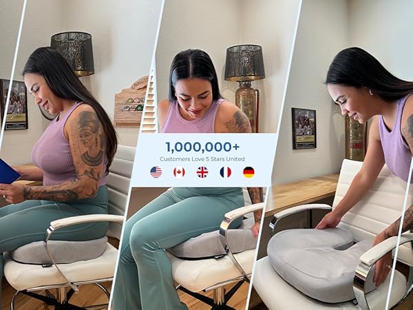 Seat Cushion Pillow - Designed for all-day sitting comfort