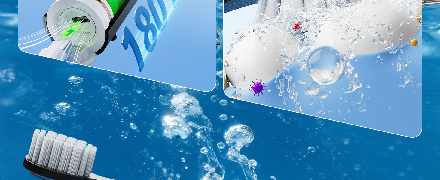 Black electric toothbrush