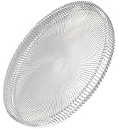 Eikovia Round Glass Serving Trays, Modern Tray Decoration, 10 Inches Diameter Glass Tray, Home De...