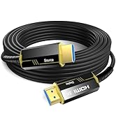DGHUMEN Fiber Optic HDMI Cable 50FT, 8K (HDMI 2.1,48Gbps) Ultra High Speed HDMI Cord with Gold Pl...