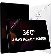 Peslv 360° Privacy Screen for iPad 9th 8th 7th Gen - 10.2 Inch, Anti Glare Blue Light Spy Filter ...