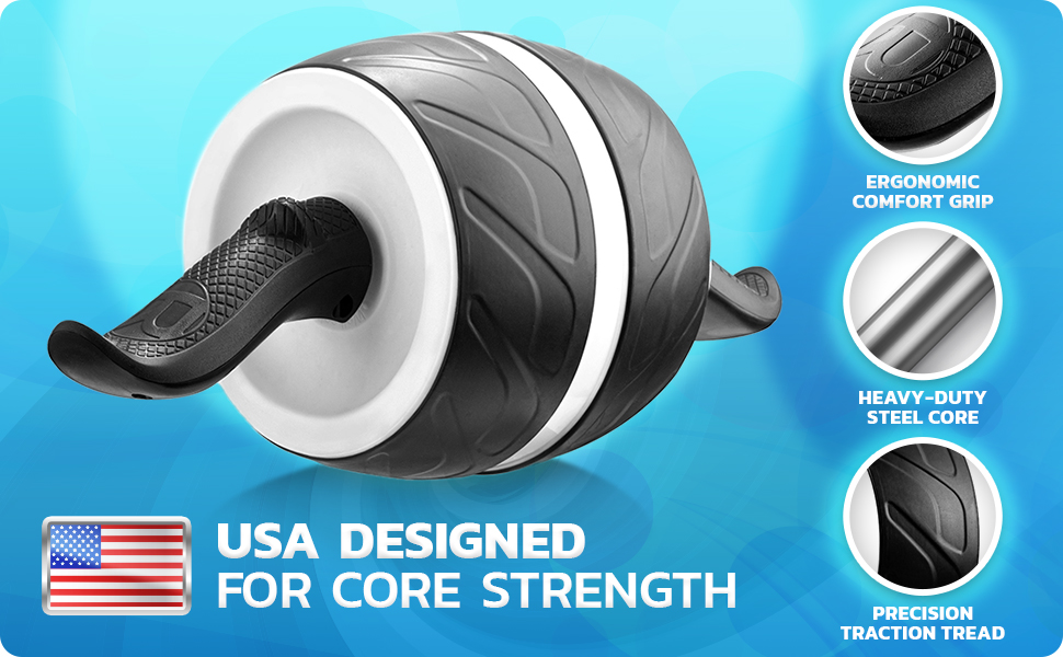 fitness roll mat women kit - perfect home equipment exercises rolling gym push pad retractable