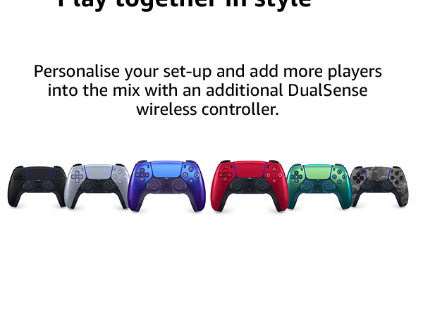 Play together in style, personalize your set up and add more players into the mix