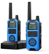 NXGKET Walkie Talkies Long Range, IP67 Waterproof, Rugged Heavy Duty 2 Way Radio, NOAA, Rechargea...