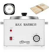 Large Single Wax Warmer Professional 3L Electric Wax Heater Machine Hold 5.5 Lbs Wax for Hair Rem...