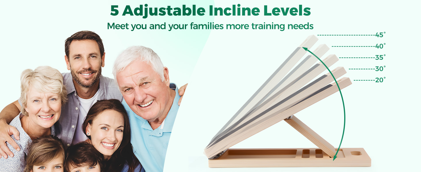 Wooden Incline Wedge Stretcher