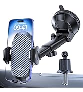 Miracase 3-in-1 Cell Phone Holders for Your Car, Universal Car Phone Holder Mount for Car Dashboa...