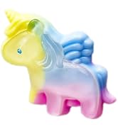 Luckana Handmade Colorful Unicorn Tabas Squeeze Toys, Sticky Stress Relief Horse Animal Squishies...