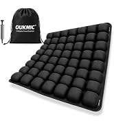 OUKMIC 56 Airbags Inflatable Seat Cushion, Portable Travel Seat Cushion for Airplane Long Flights...