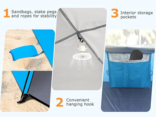 portable beach tent