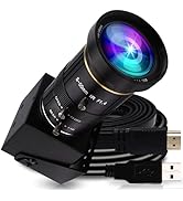 ELP 4K USB HDMI USB Camera Manual Zoom Webcam Variable Focus PC Camera Mini Close-up Camera for C...