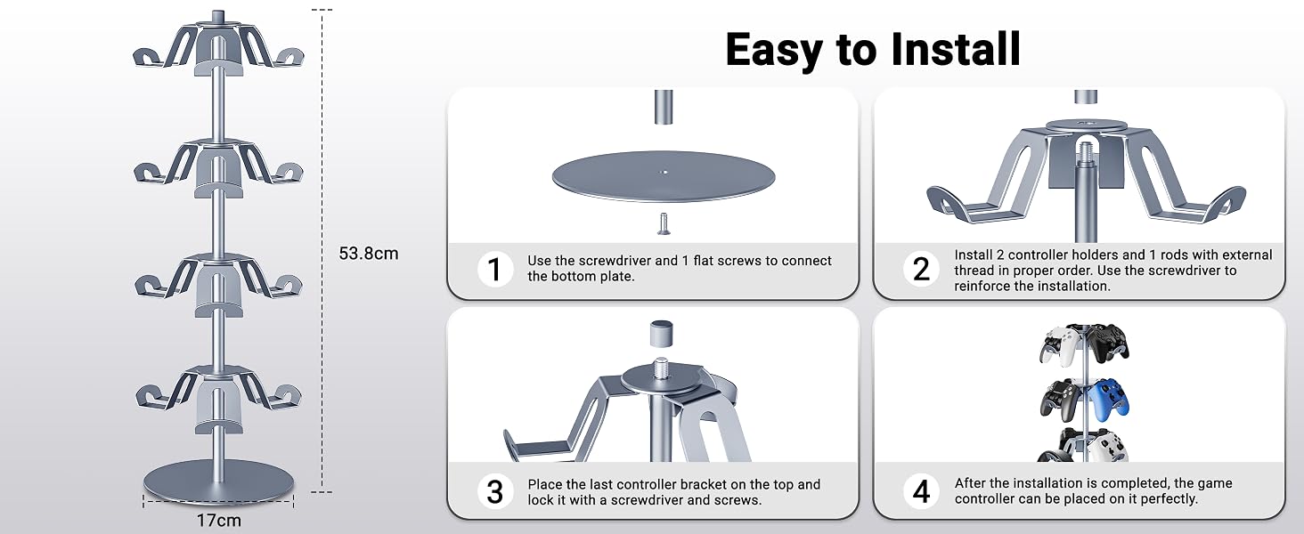 Gaming Controller Headset Holder for Gaming Accessories