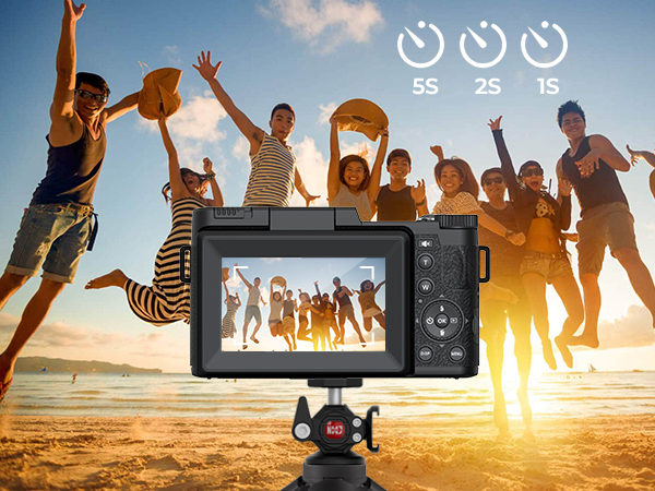5k vlogging camera self-timer wifi