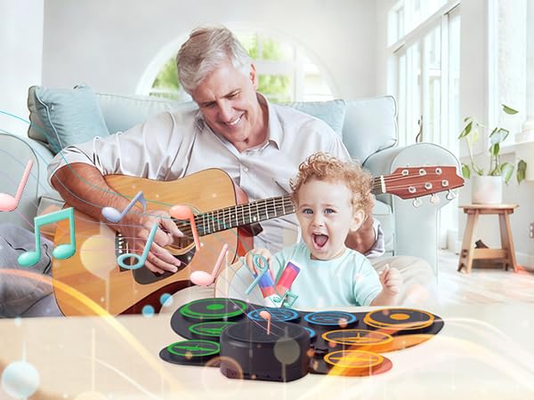 Parent-child writing interactive music