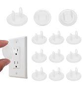 MECCANIXITY 10 Pack Outlet Covers Proofing, Electrical Safety Plug Covers Outlets Socket Proof Ca...