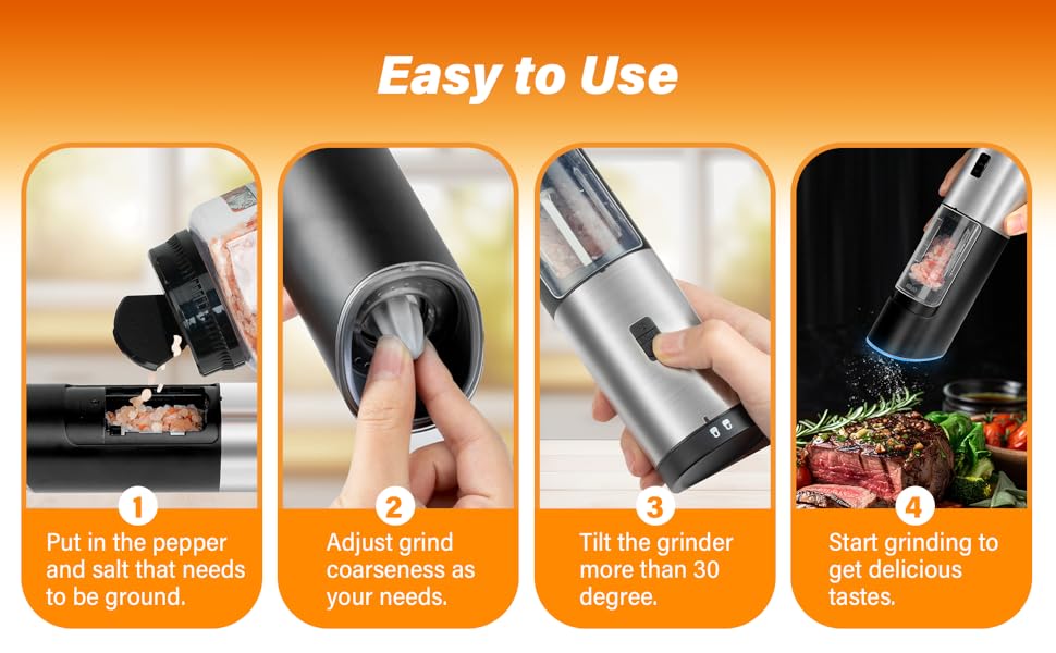 salt and pepper grinder