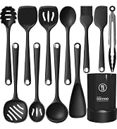 Silicone Kitchen Utensils Set, Heat Resistant Silicone Cooking Utensils, Spatula, Spoon, Whisk, T...