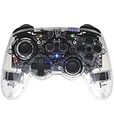 Mad Catz C.A.T. 9 Bluetooth 5.0 Wireless USB-C Wired Game Controller Clear 8-Color RGB Illuminati...