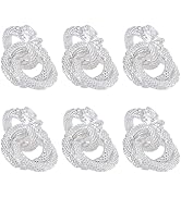 PH PandaHall 6pcs Dragon Beads Metal Animal Spacers 25mm Curved Dragon Beads Vintage Winding Char...