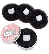 Makeup Brush Cleaner - 4 Pack Color Removal Sponge Brush Cleaner with One Silver Tin and Lid - St...