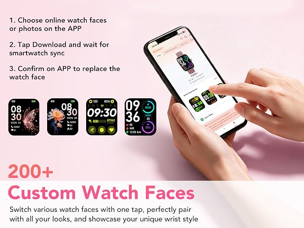 200+ Custom Watch Faces