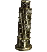 DS. DISTINCTIVE STYLE Metallic Leaning Tower of Pisa Statue Souvenir Figurines Tower Model Kit fo...