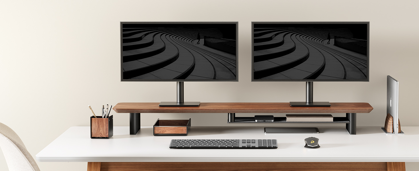 desk draw organizer deak tray pen holder wood walnut