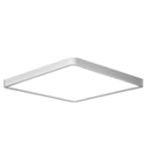 Square ceiling light White
