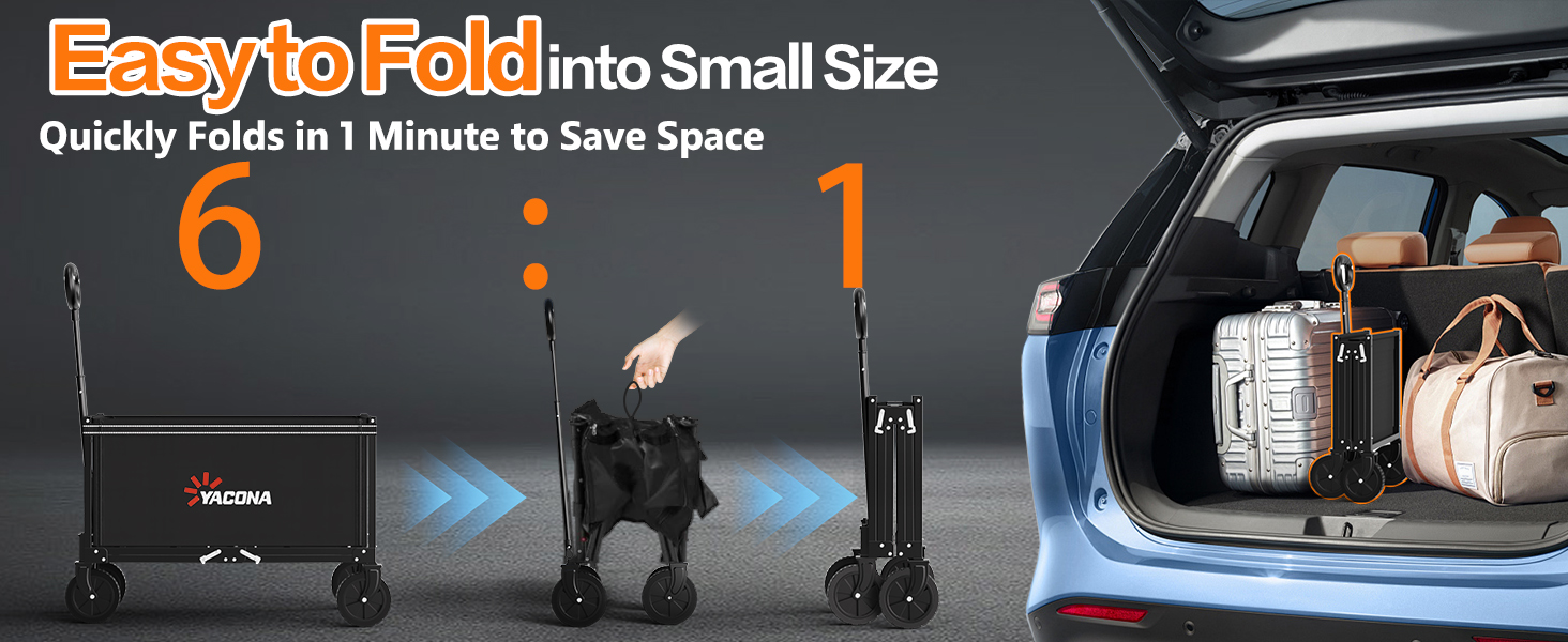 wagons carts foldable