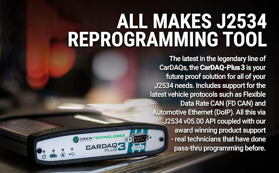 CarDAQ-Plus 3 All Makes J2534 Reprogramming Tool