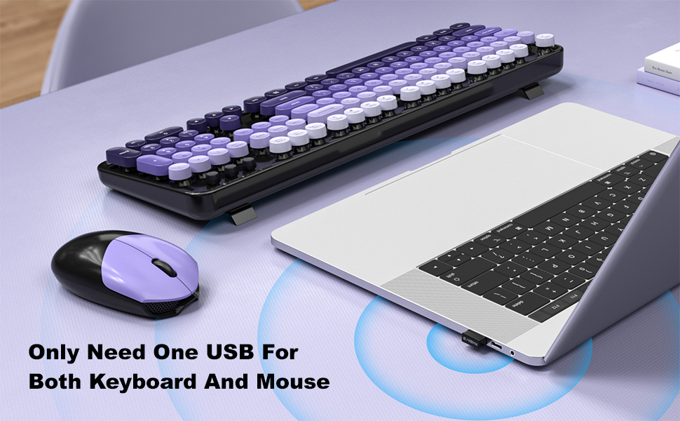 typewriter keyboard and mouse