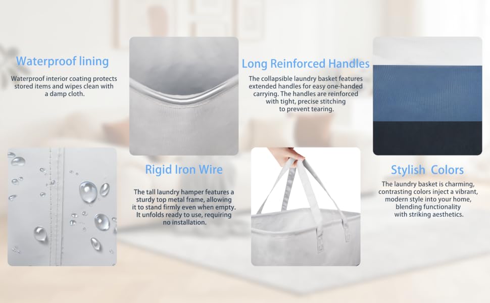 space saving storage basket without installation required for home storage
