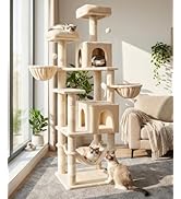 AMHANCIBLE Cat Tree, 70 Inch Tall Cat Tower for Indoor Cats, Multi-Level Cat Tree with Scratching...