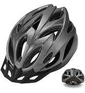 Zacro Adult Bike Helmet Lightweight for Men Women Comfort with Pads&amp;Visor, Certified Bicycle Helm...