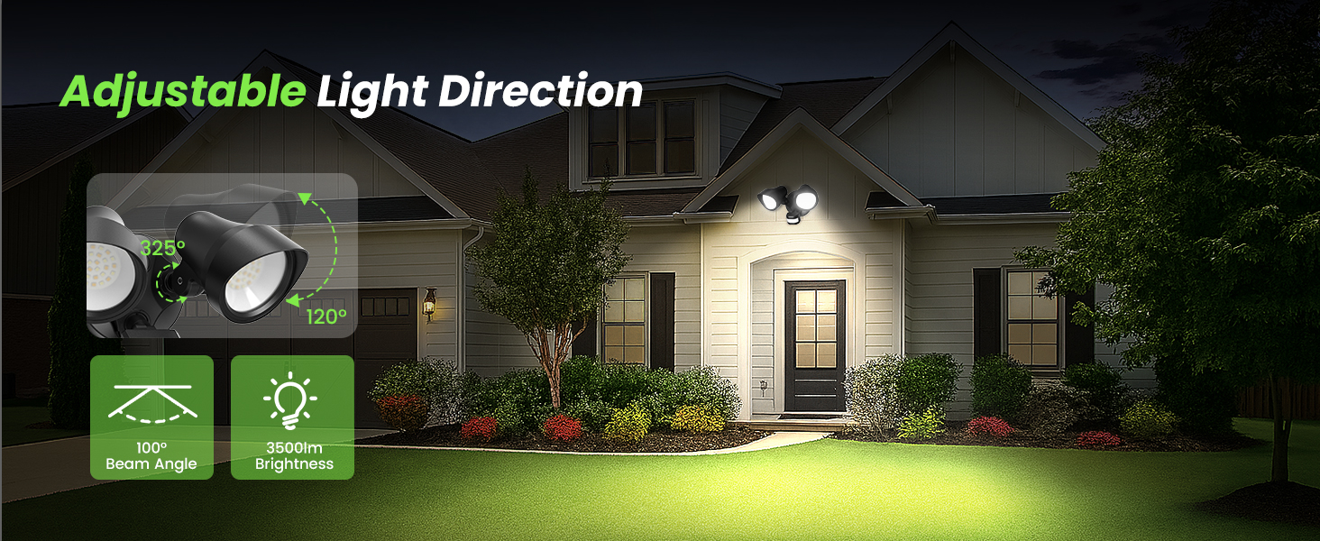 flood lights outdoor motion sensor