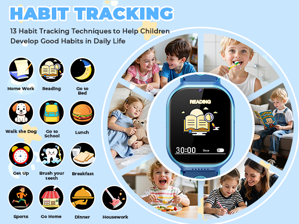 K10 Smart Watch for Kids Habit Tracking