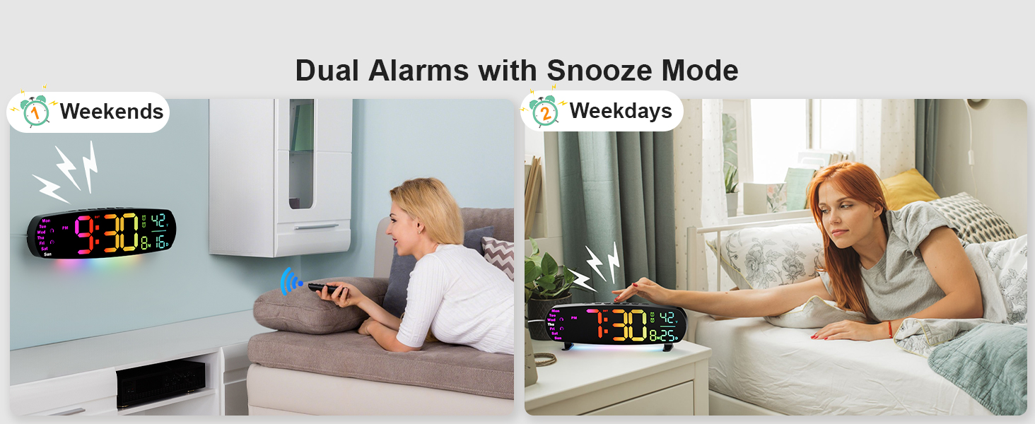 digital wall clock for classroom