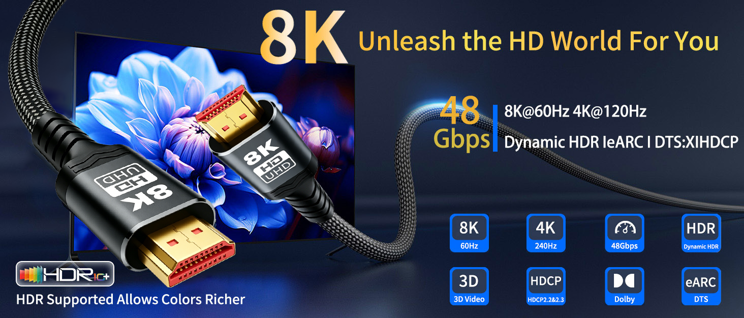 hdmi cable 4ft zeskit hdmi 2.1 cable 3 foot hdmi cable hdmi 2.1 cable 15 ft hdmi cable 4k hdmi