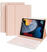 Keyboard and Case for iPad 7th/8th/9th Generation 10.2-inch 2018/2020/2021, iPad Air 3 2019, 2017...