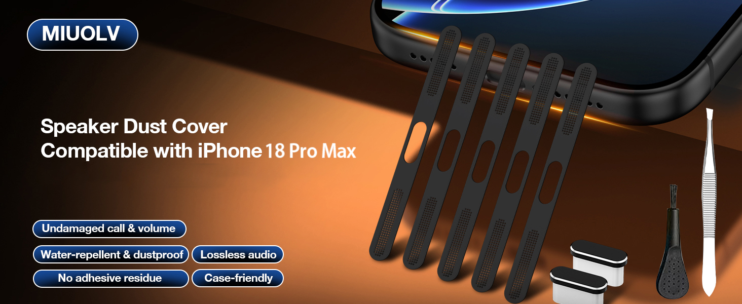 for iphone 18 pro max speaker protector